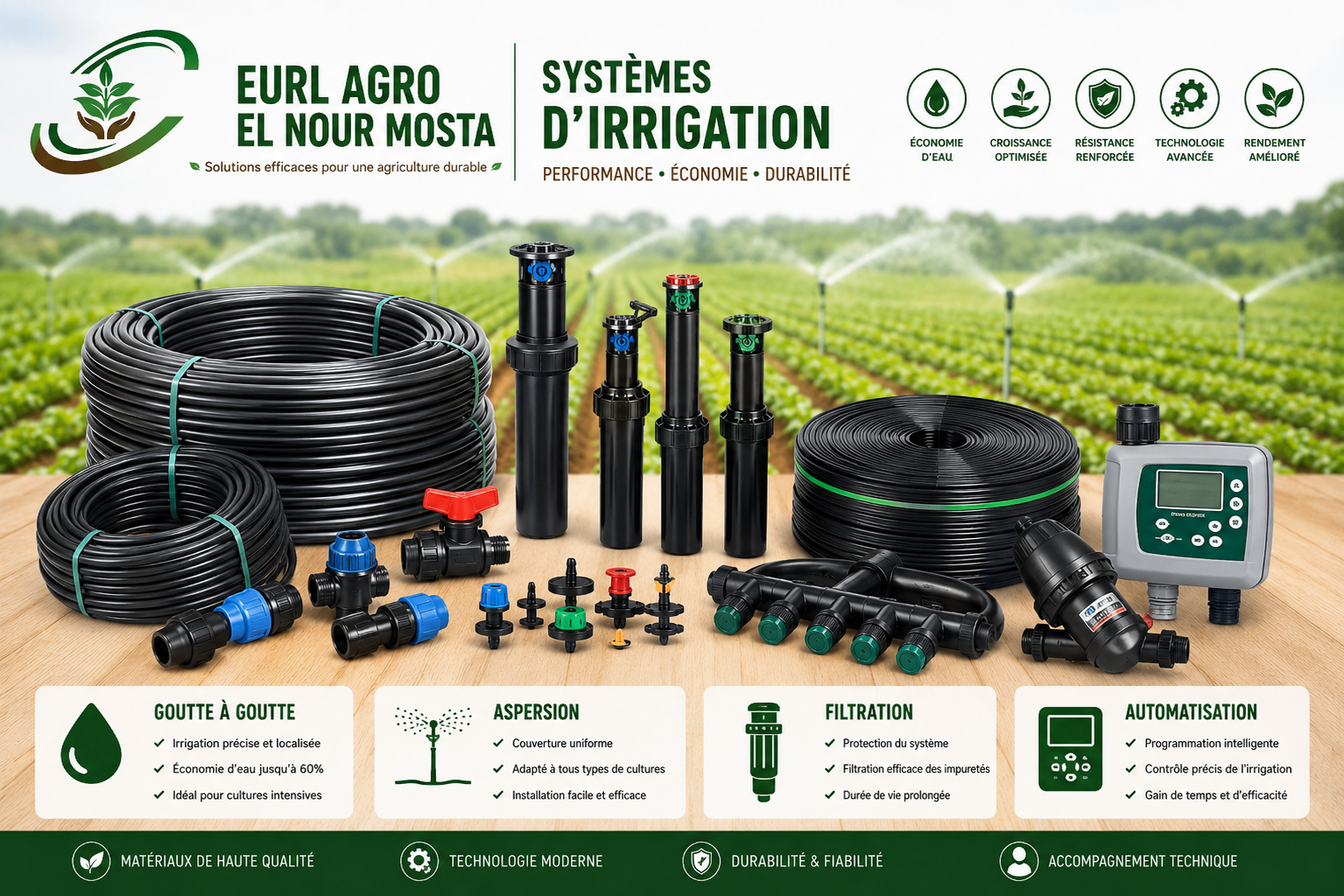 Systèmes d'irrigation